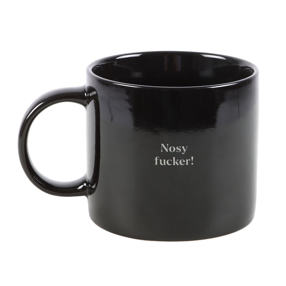Nosy F*cker Sweary Ceramic Mug