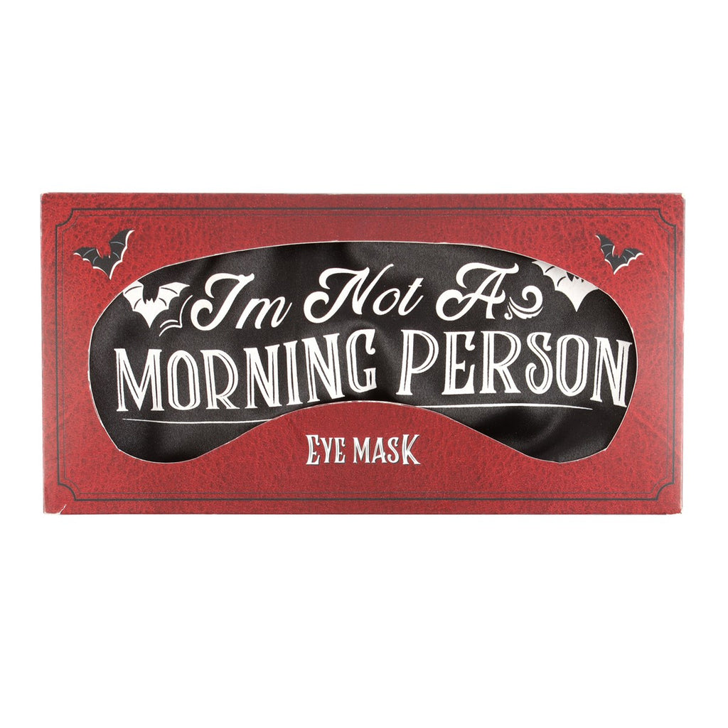I'm Not A Morning Person Satin Sleep Mask