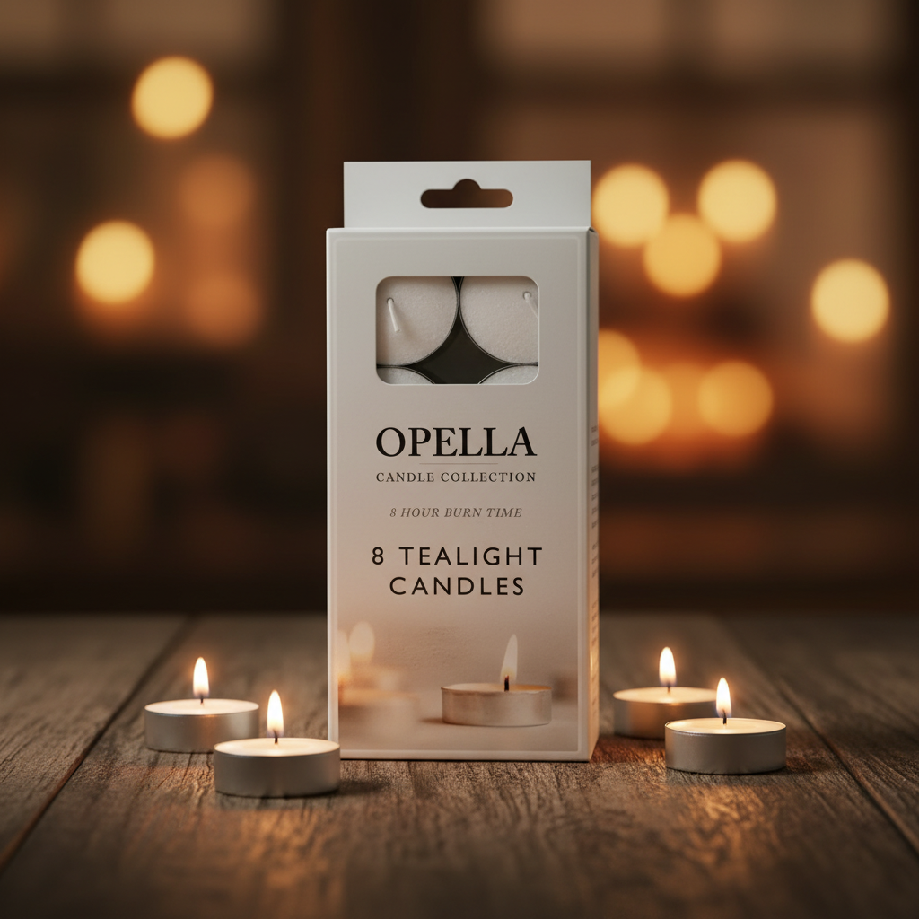 Opella Tealights - Rustic Warm Setting
