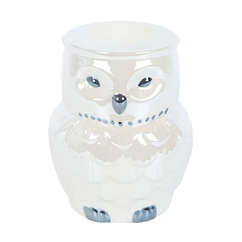 Iridescent Owl Shaped Oil Burner & Wax Warmer