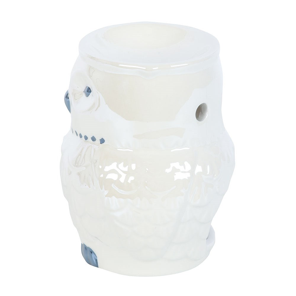 Iridescent Owl Shaped Oil Burner & Wax Warmer