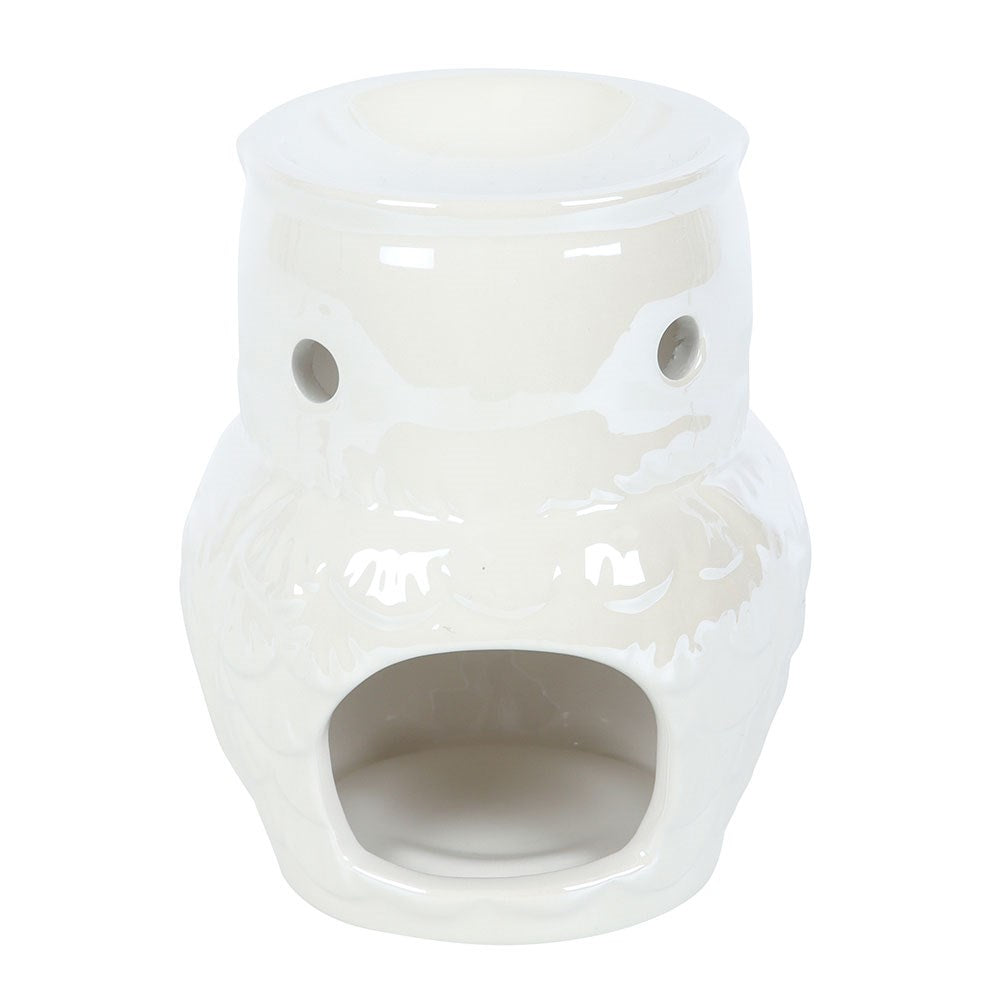 Iridescent Owl Shaped Oil Burner & Wax Warmer
