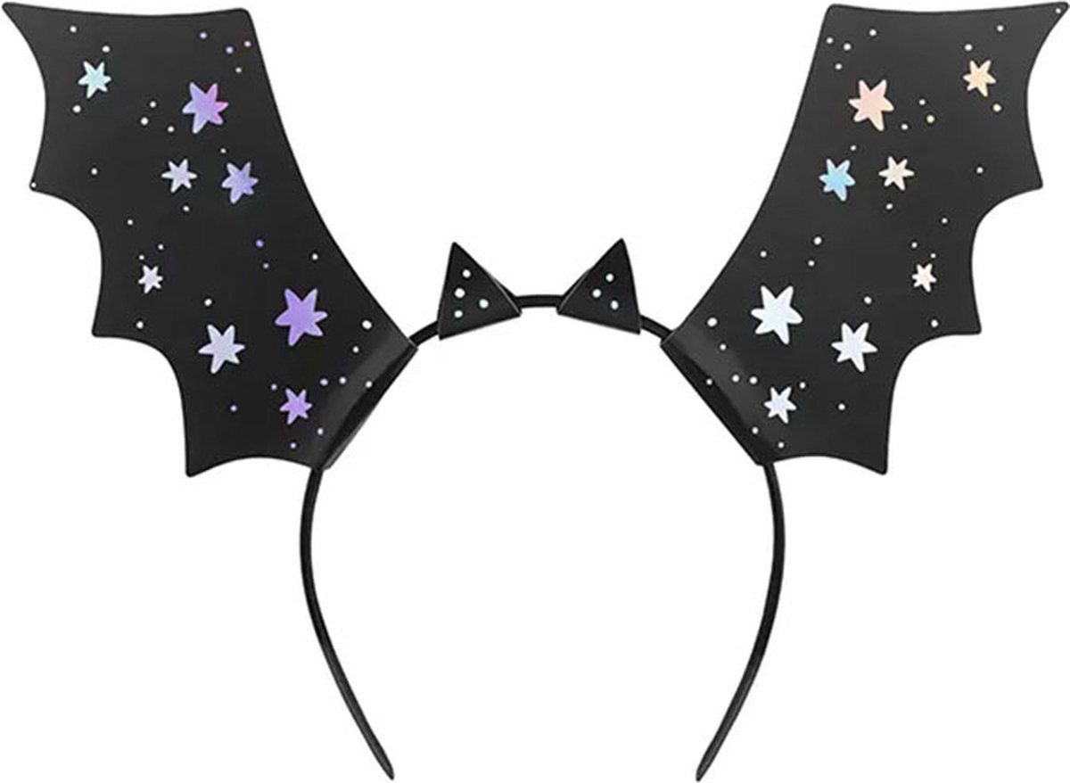 Pack Of 4 DIY Vampire Bat Paper Headbands