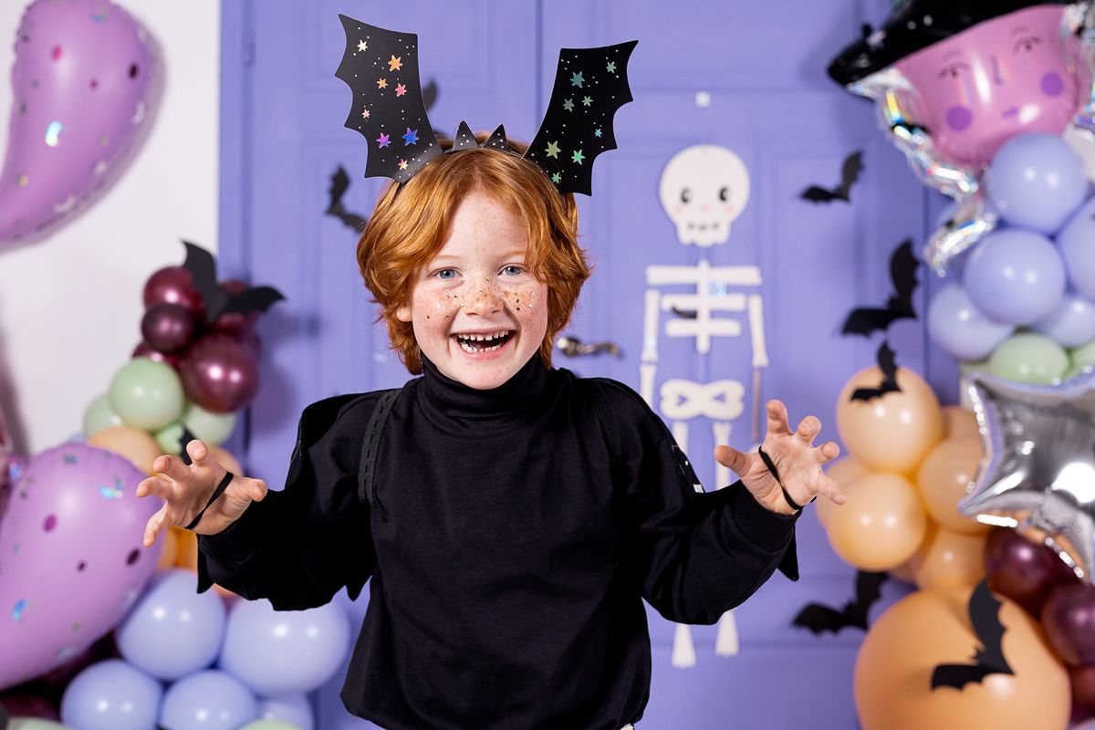 Pack Of 4 DIY Vampire Bat Paper Headbands