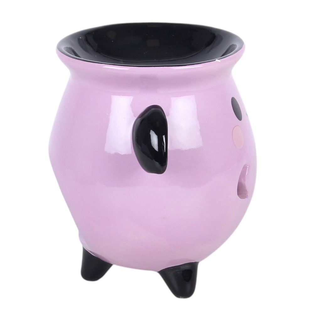 Pastel Bat Ceramic Cauldron Oil Burner & Wax Warmer