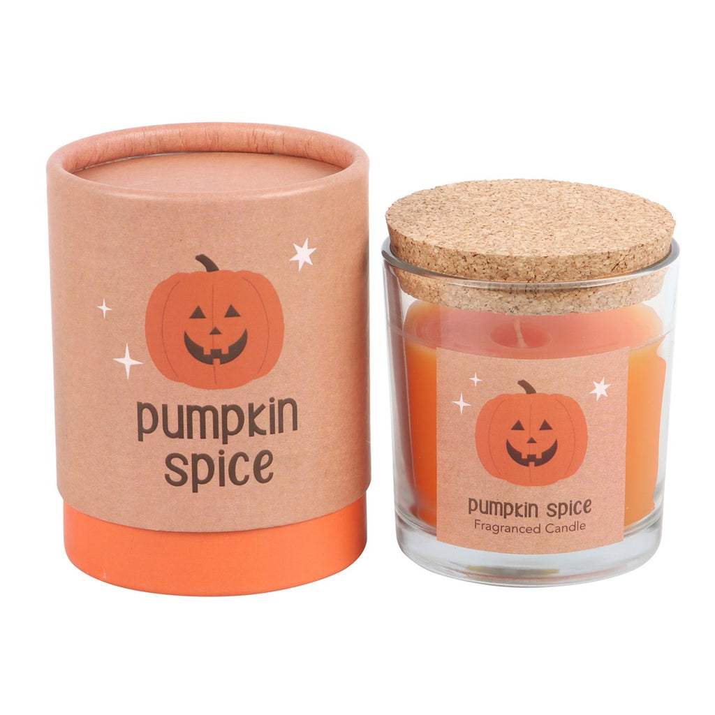 Peekaboo Pumpkin Spice Scented Autumn Candle