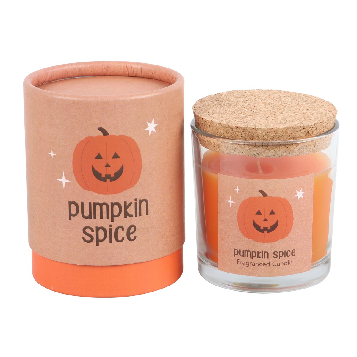 Peekaboo Pumpkin Spice Scented Autumn Candle