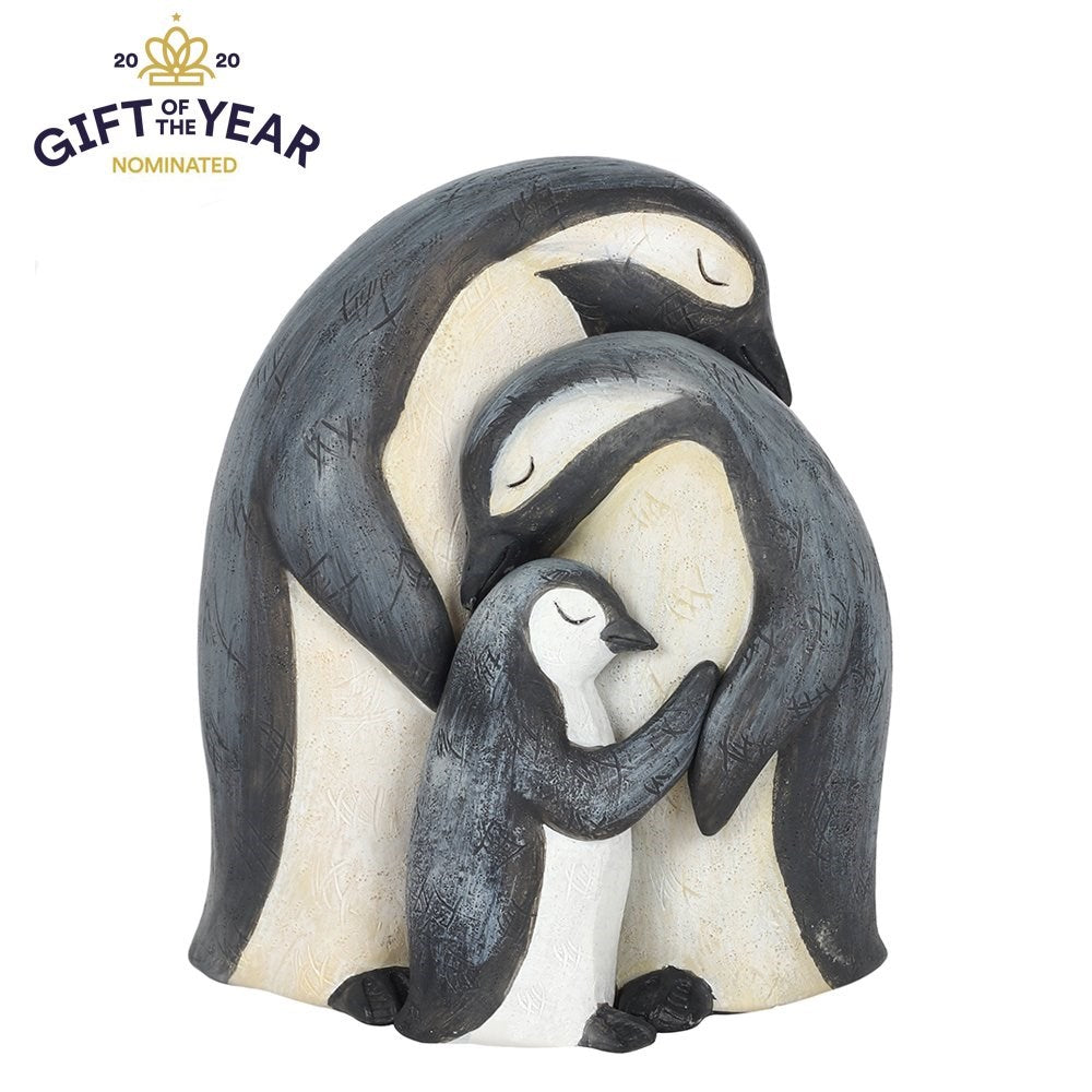 Penguin Family Hugging Ornament