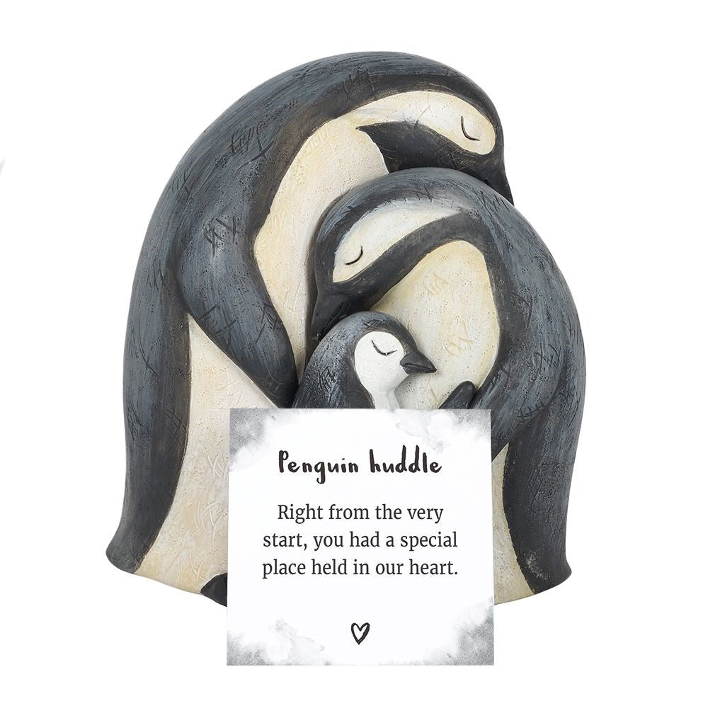 Penguin Family Hugging Ornament