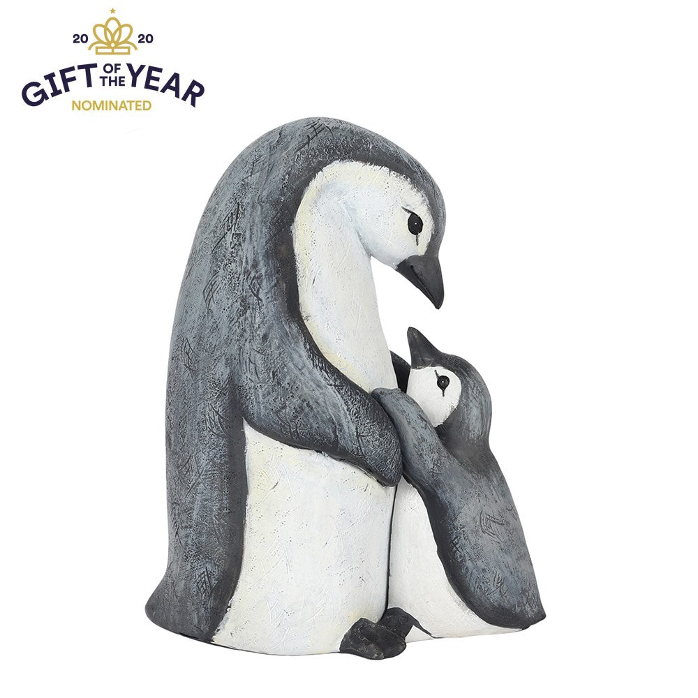 Penguin Parent And Child Embrace Ornament