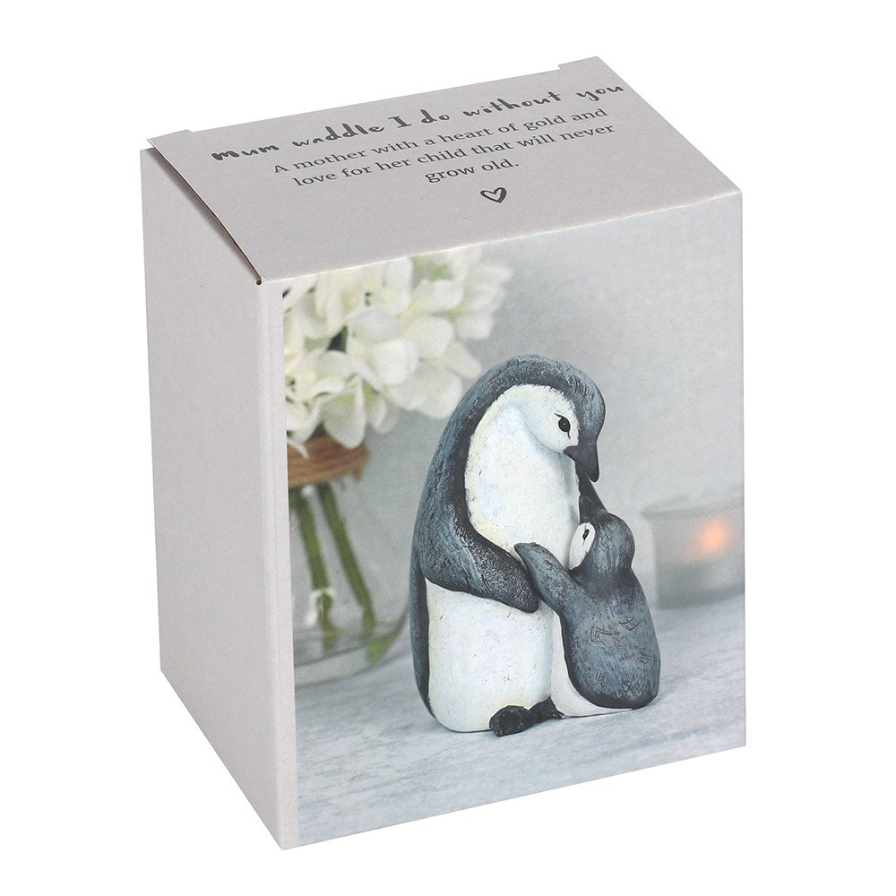 Penguin Parent And Child Embrace Ornament