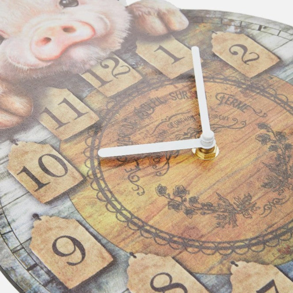 Piggin' Tickin' Pig Pendulum Clock