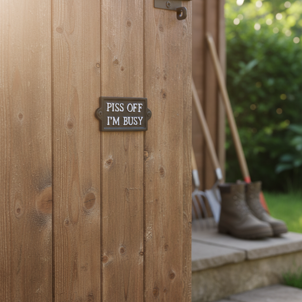 Piss Off I'm Busy - Door
