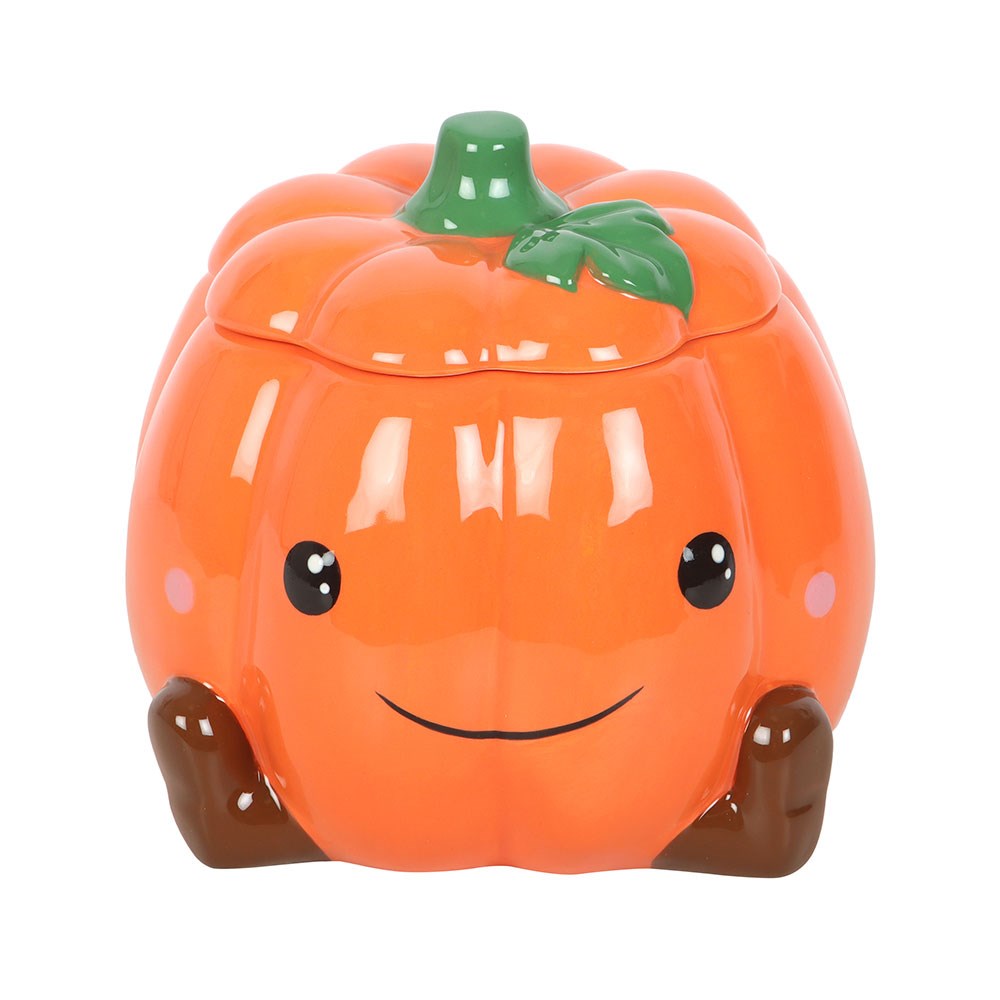 Cute Smiling Pumpkin Oil Burner & Wax Warmer