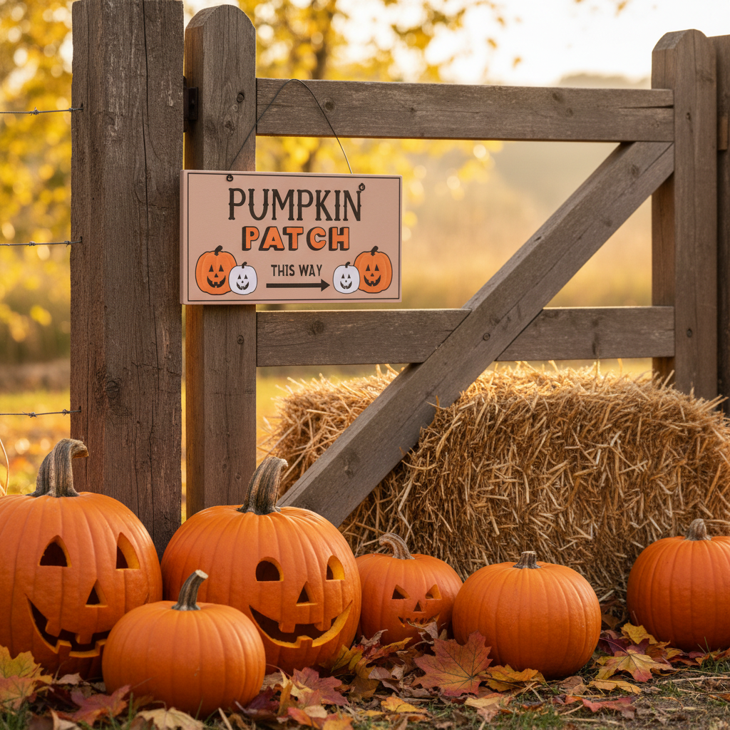 Pumpkin Patch Sign Lifestyle 1