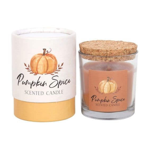 Pumpkin Spice Scented Autumn Candle