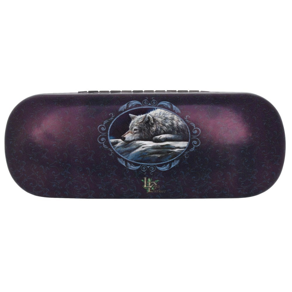 Quiet Reflection Wolf Glasses Case By Lisa Parker