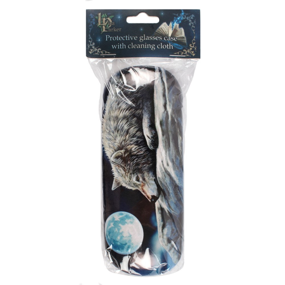 Quiet Reflection Wolf Glasses Case By Lisa Parker