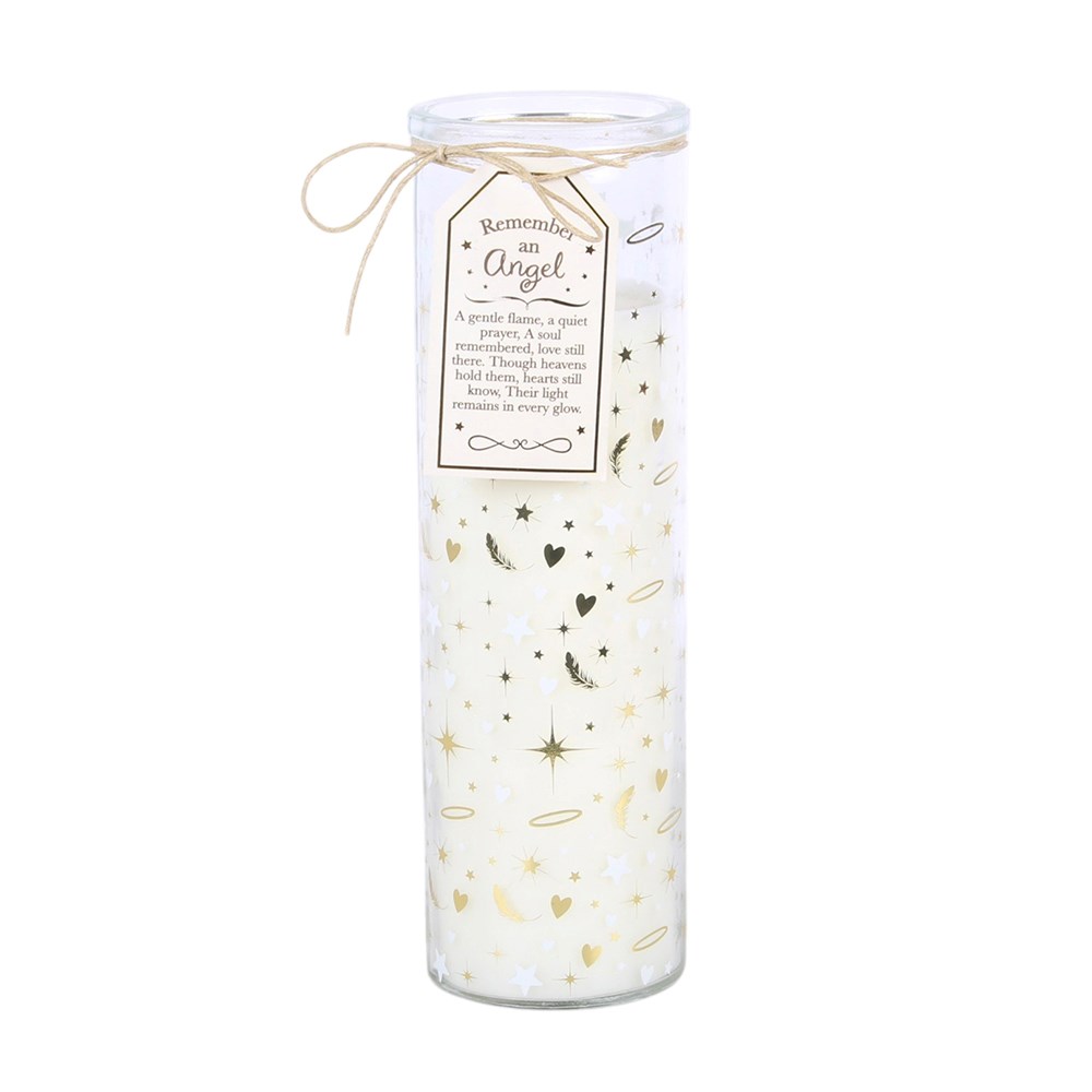Remember An Angel Scented Glass Tube Candle