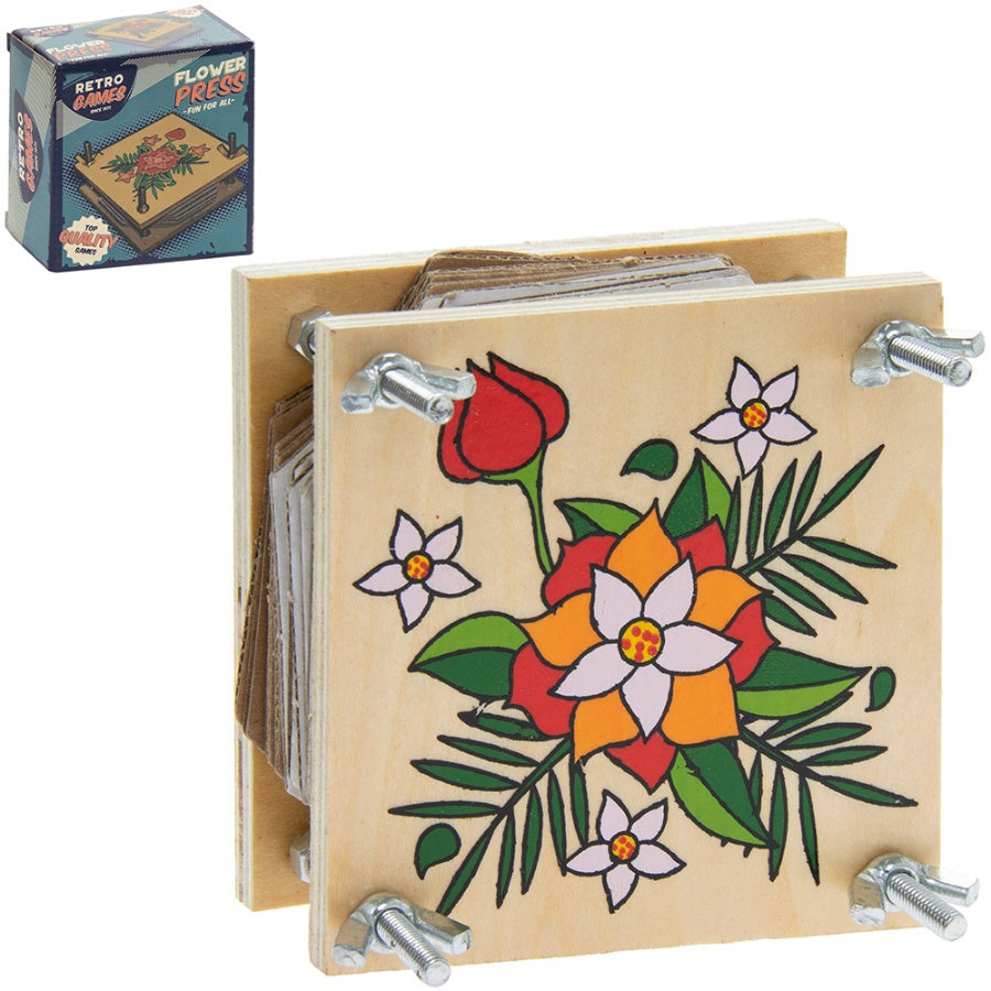 Retro wooden flower press, perfect for preserving flowers and creative crafts