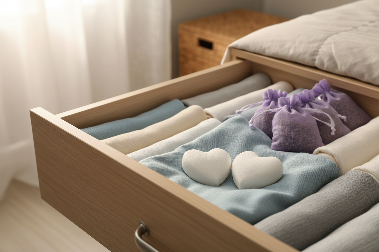 Scented Heart Freshener - Drawer