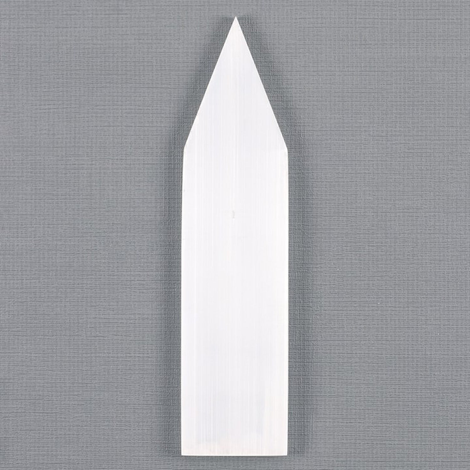 Selenite 20cm Flat Pointed Wand Purifying Crystal Tool