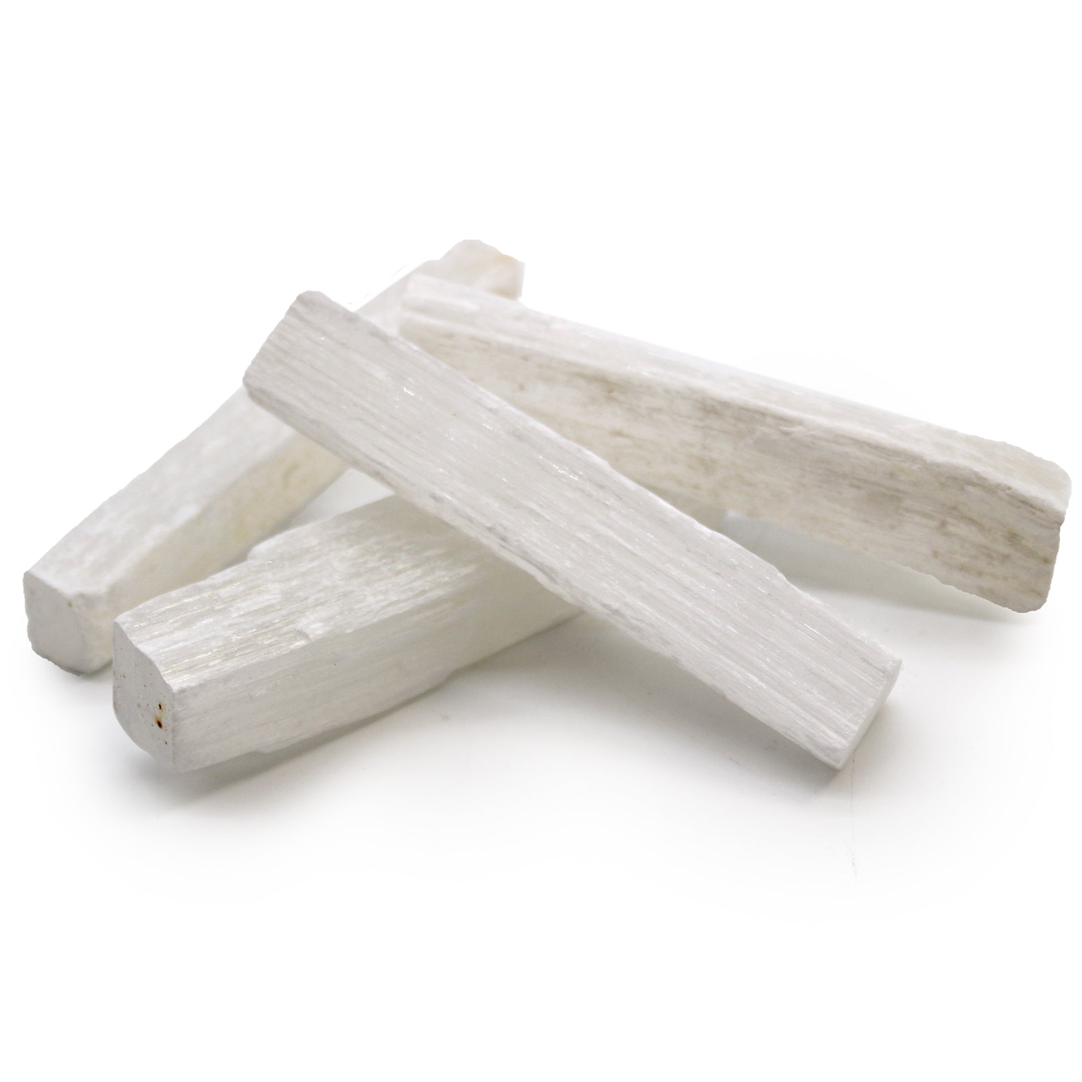 10cm Raw Selenite Crystal Stick - 1 Piece