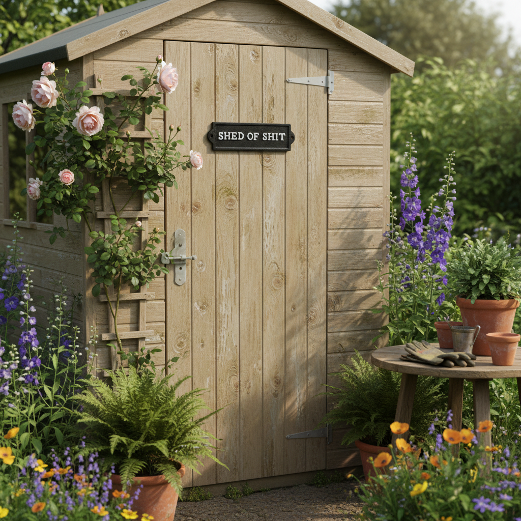 Shed Of Shit - Garden Shed