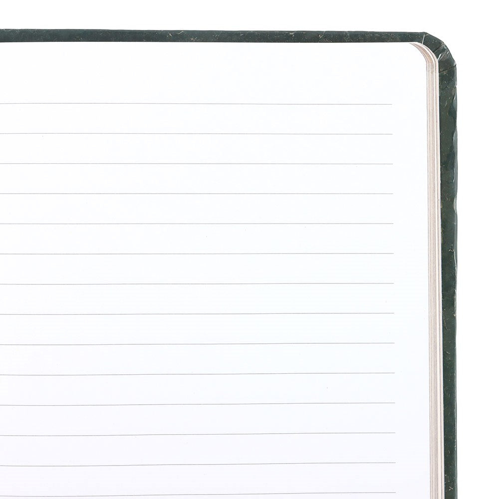 Sleeping Fox Dark Green Hardback Lined A5 Notebook