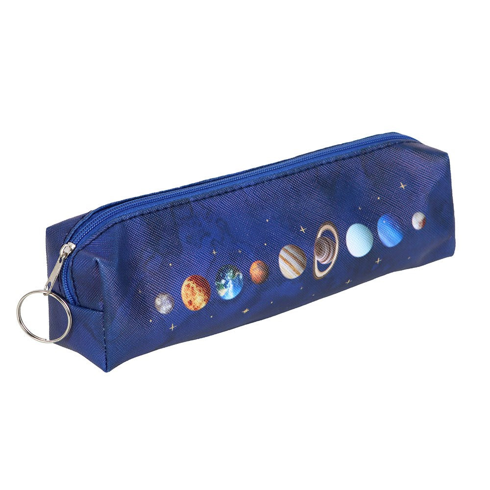 Solar System Slim PU Pencil Case