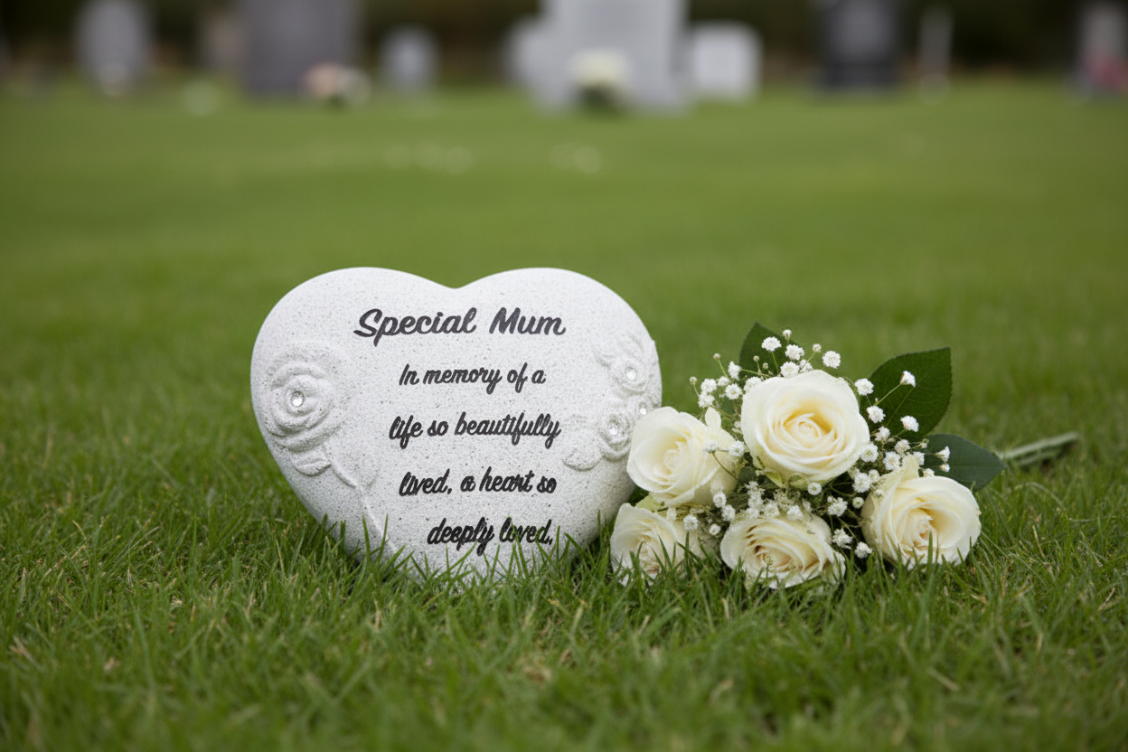 Special Mum Memorial Stone - Lifestyle 1