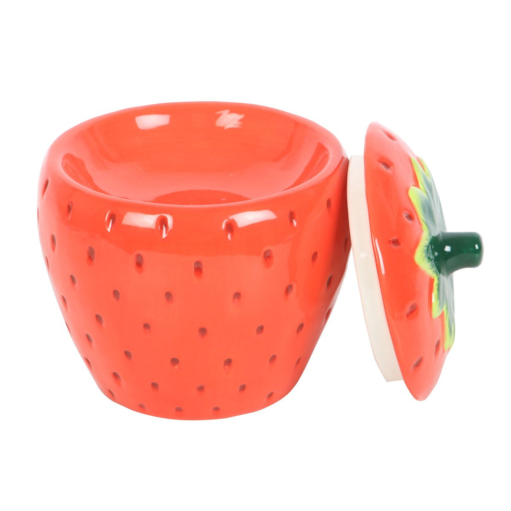 Strawberry Shaped Ceramic Oil Burner & Wax Warmer