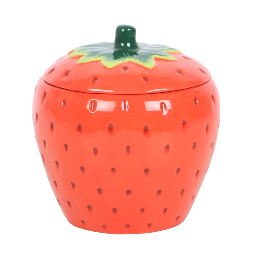 Strawberry Shaped Ceramic Oil Burner & Wax Warmer