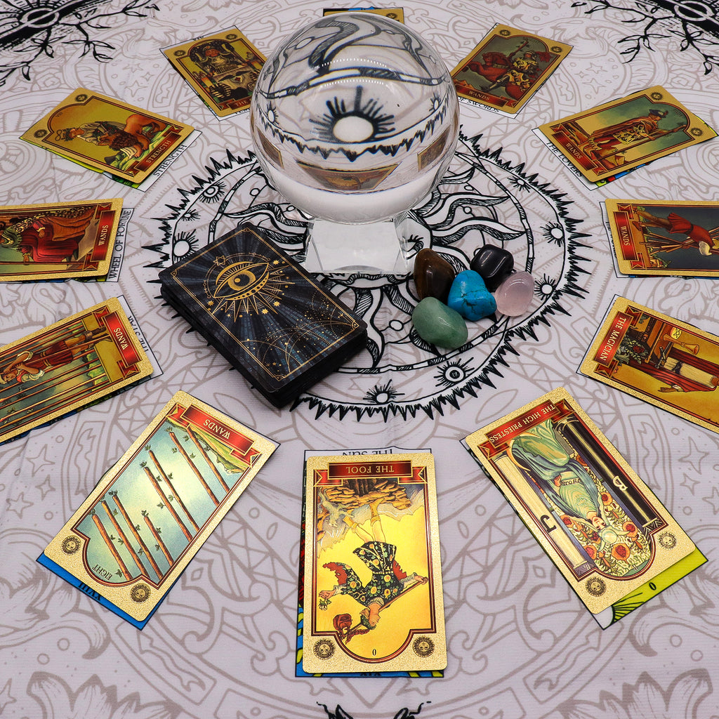 The Sun Pattern Tarot Reading Cloth 75cm
