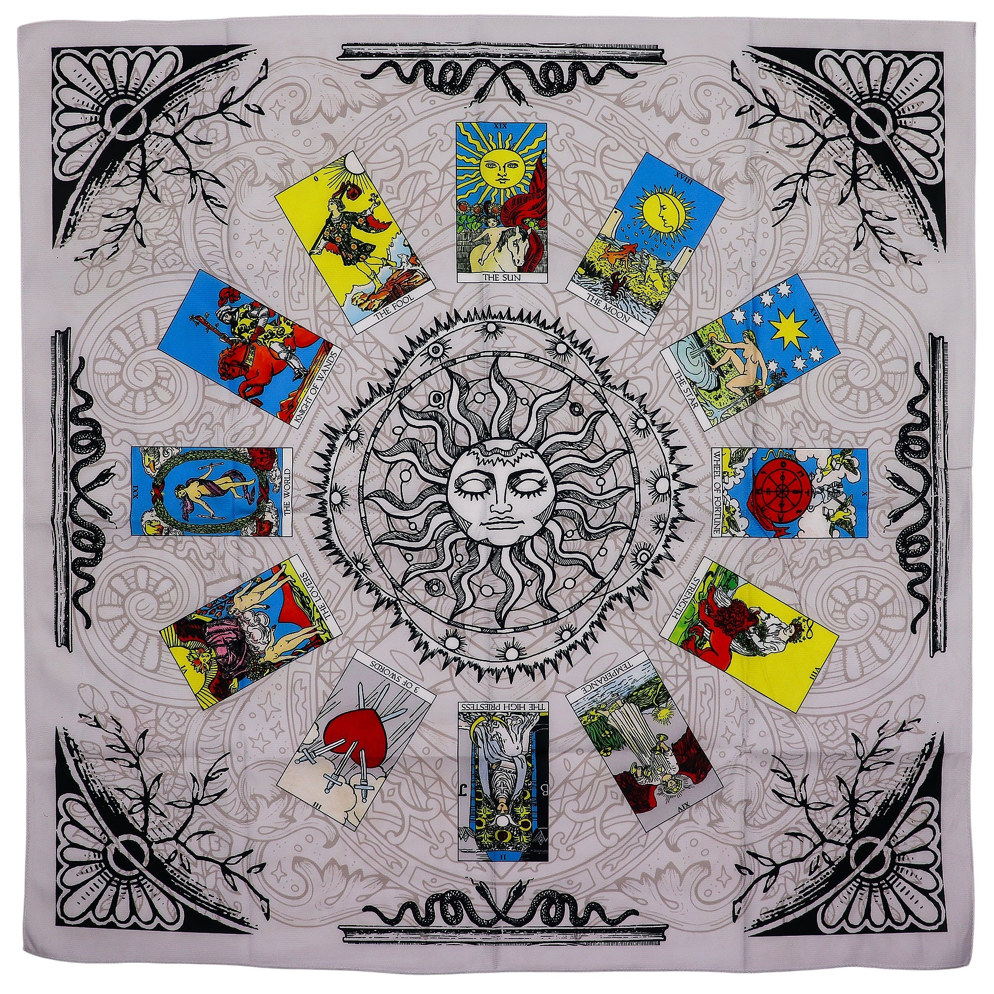 The Sun Pattern Tarot Reading Cloth 75cm
