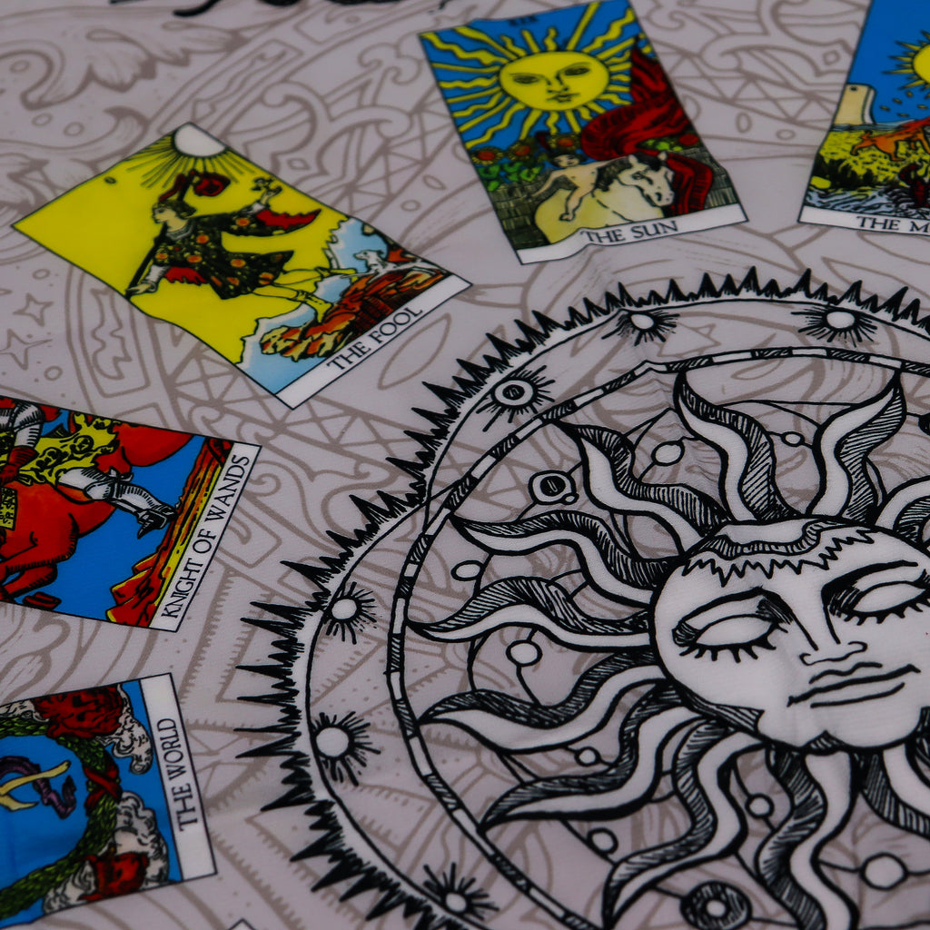 The Sun Pattern Tarot Reading Cloth 75cm