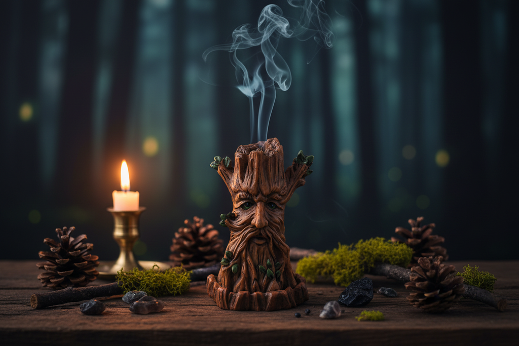Tree Man Incense Cone Burner Lifestyle