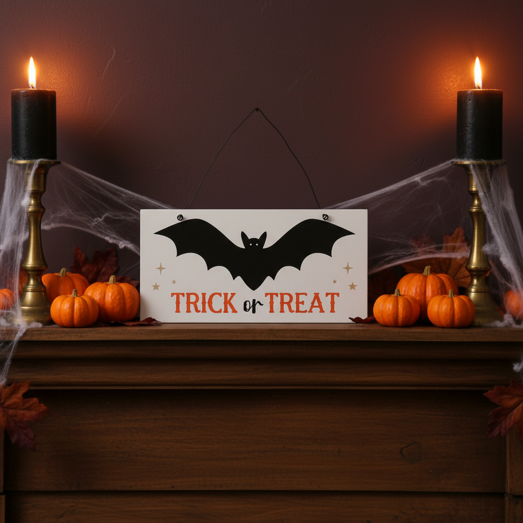 Trick or Treat Sign Lifestyle 2