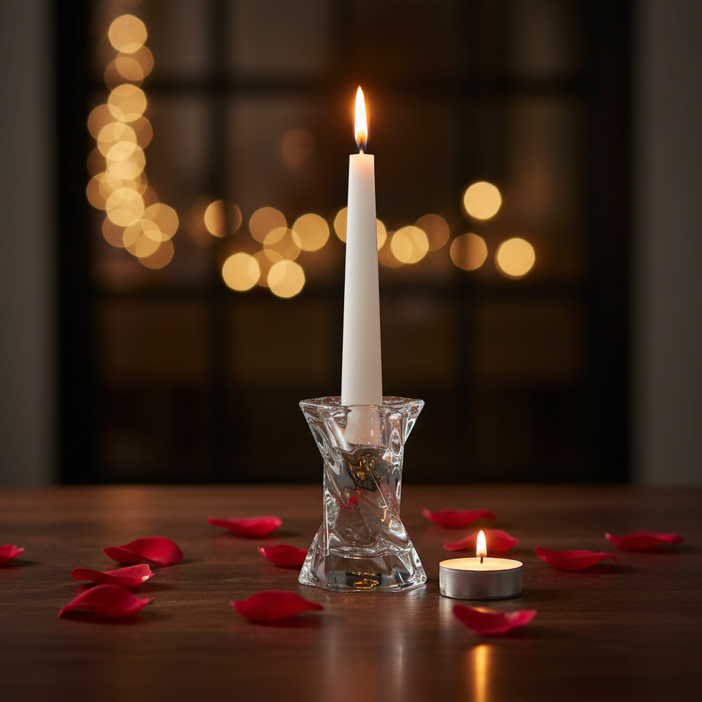 Twisted Glass Candle Holder - Fresh Attempt