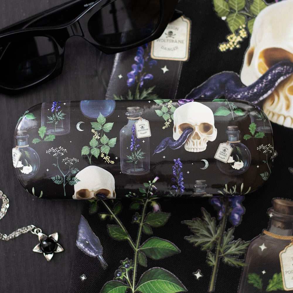 Venom & Vines All Over Print PU Glasses Case & Cloth