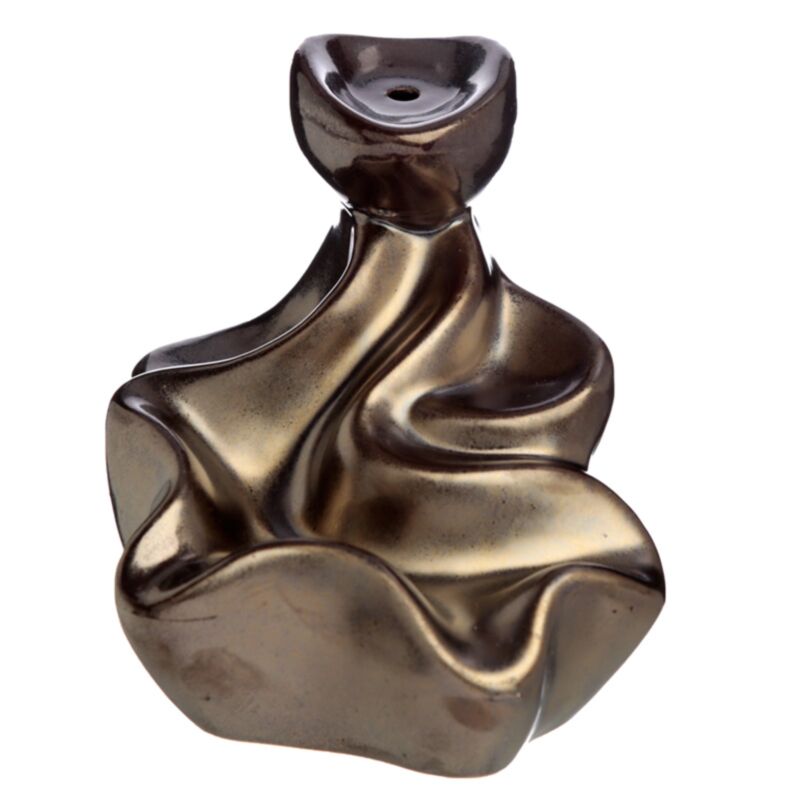 Waterfall Design Ceramic Backflow Incense Cone Burner