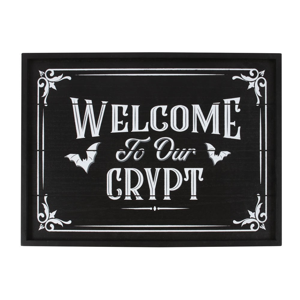 Welcome To Our Crypt Framed Wall Sign