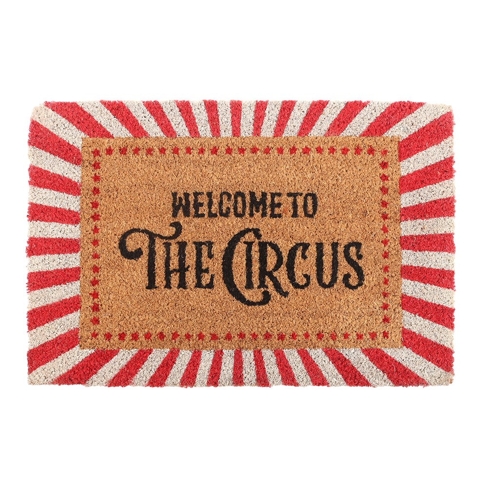 Welcome To The Circus Natural Coir Door Mat