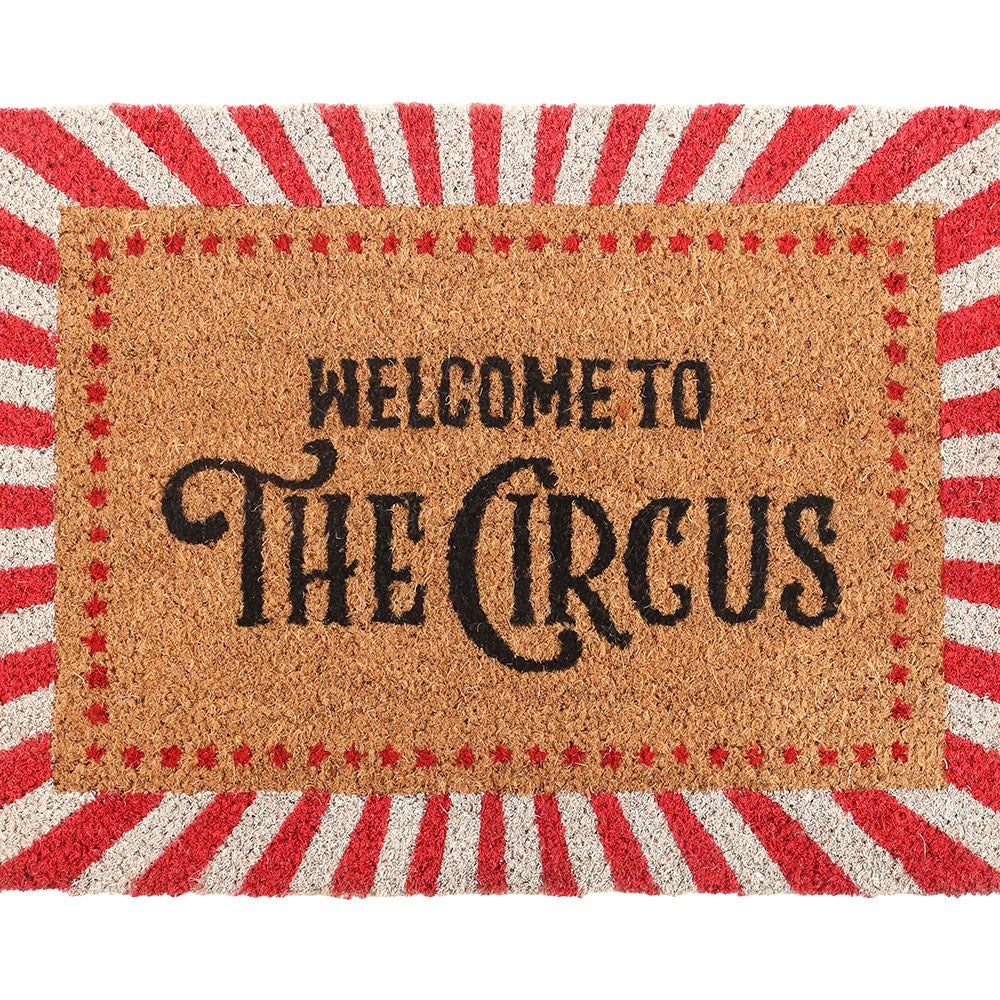 Welcome To The Circus Natural Coir Door Mat