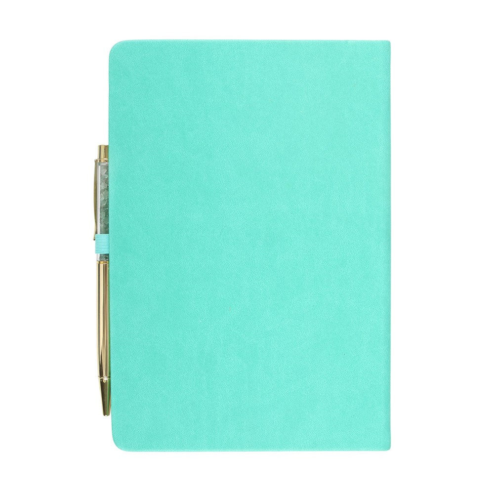 A5 Wellness Journal With Aventurine Pen