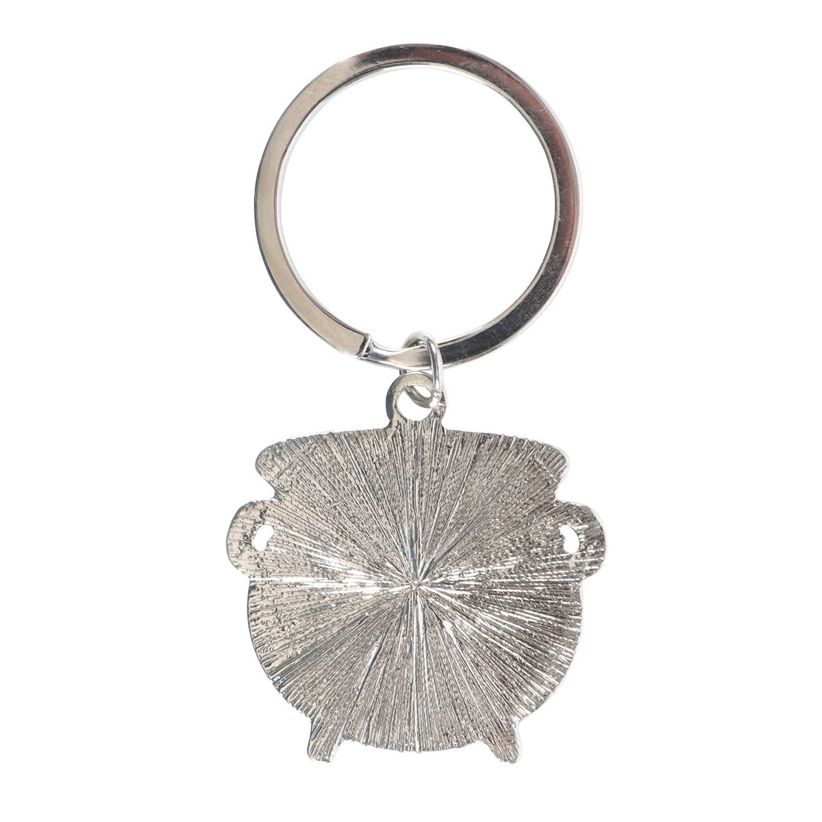 Witches Brew Cauldron Metal Keyring