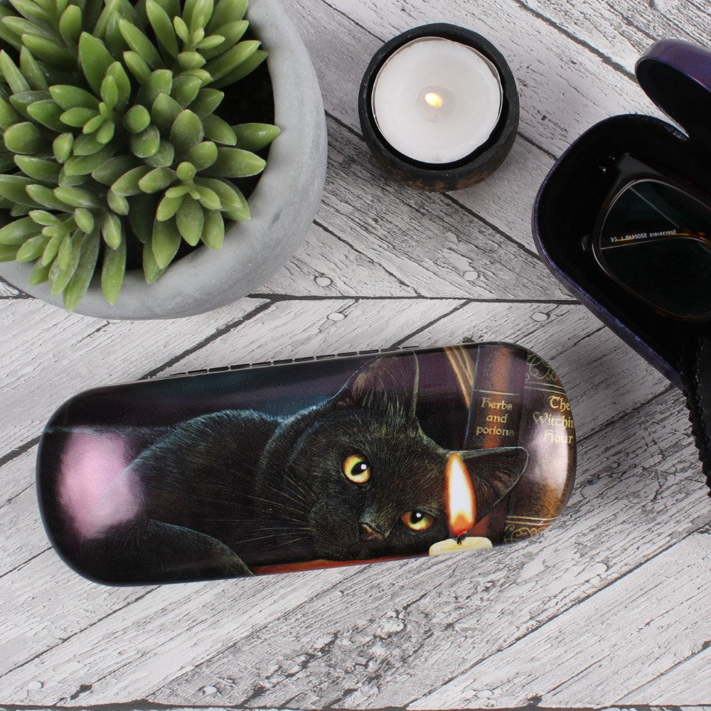 Lisa Parker witching hour glasses case with mystical design, stylish eyewear storage