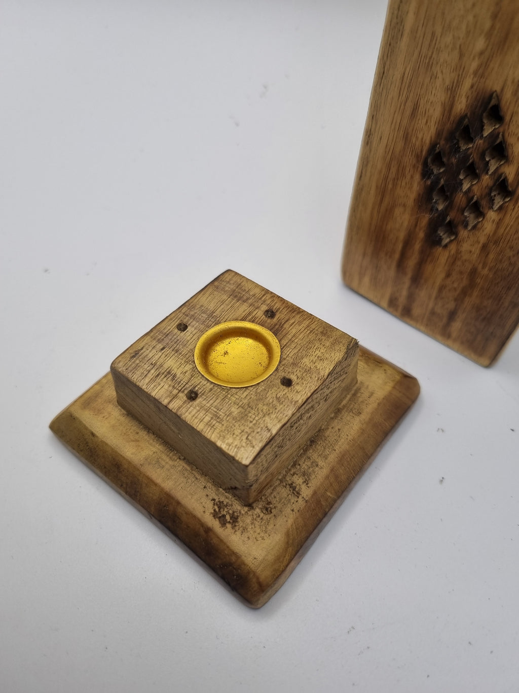 Square Wooden Incense Tower